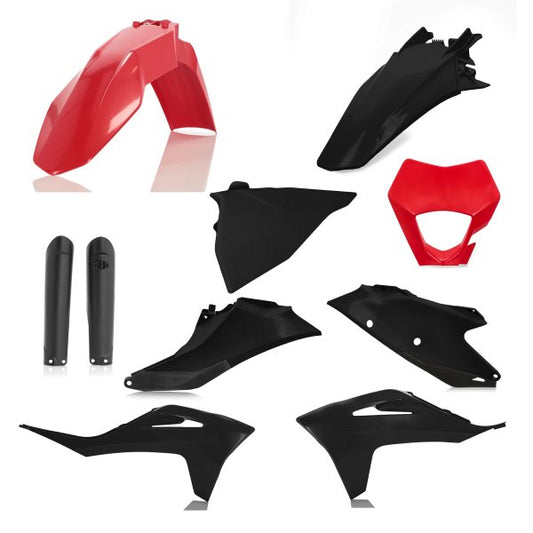 ACERBIS PLASTIC KIT GAS GAS EC ECF 21-23 RED BLACK