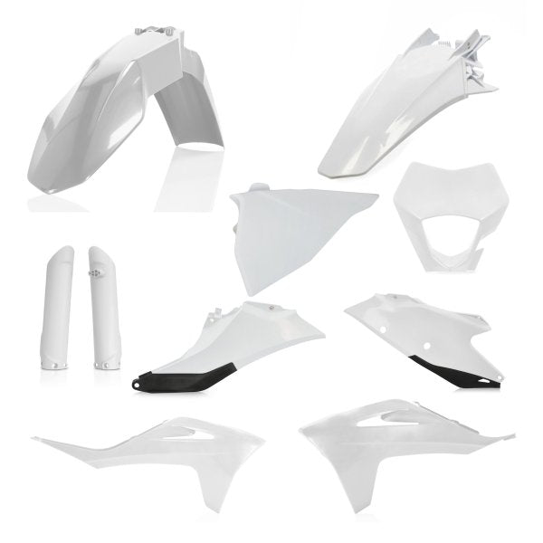 ACERBIS PLASTIC KIT GAS GAS EC ECF 21-23 WHITE