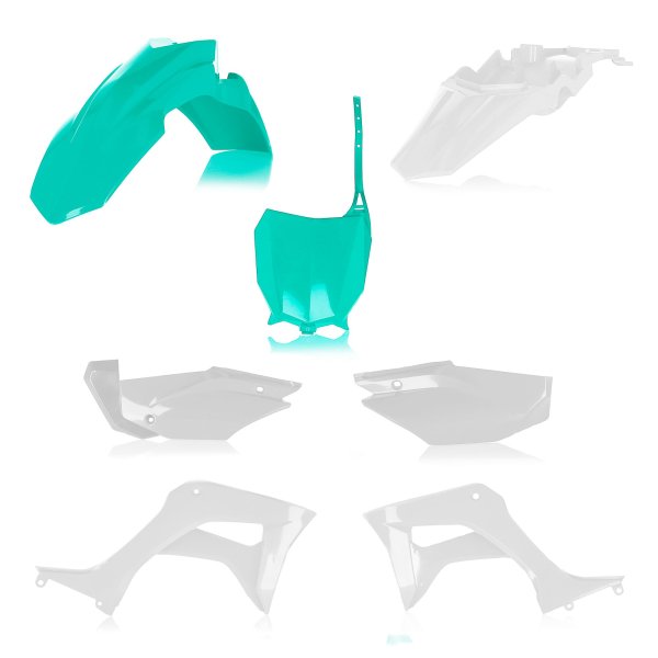 ACERBIS PLASTIC KIT HONDA CRF 110F 19-27 TEAL WHITE