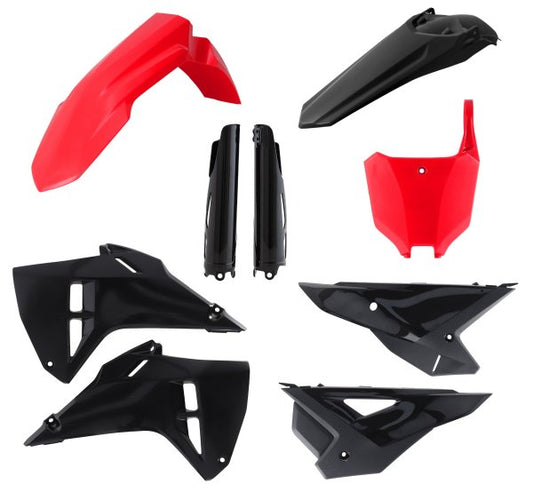 ACERBIS PLASTIC KIT HONDA CRF 250R 25-27 450R 25-26 RED/BLACK