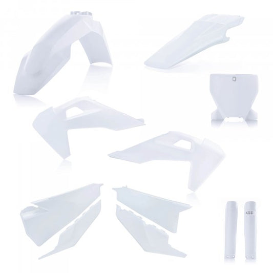 ACERBIS PLASTIC KIT HUSQVARNA TC FC 19-22 WHITE
