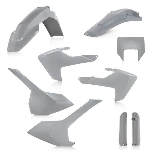 ACERBIS PLASTIC KIT HUSQVARNA TE FE 17-19 GREY