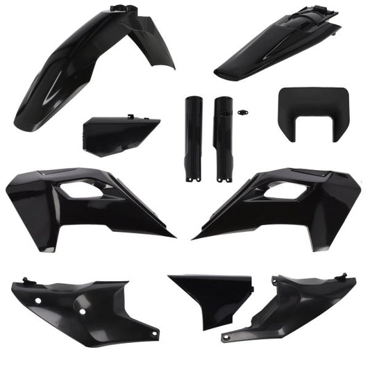 ACERBIS PLASTIC KIT HUSQVARNA TE FE 24-25 BLACK