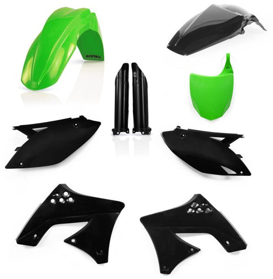 ACERBIS PLASTIC KIT KAWASAKI KXF 250 09-12 GREEN BLACK