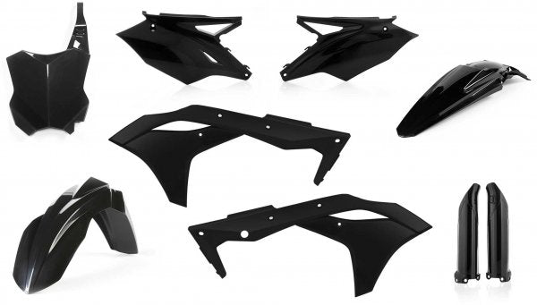 ACERBIS PLASTIC KIT KAWASAKI KXF 250 17-20 BLACK
