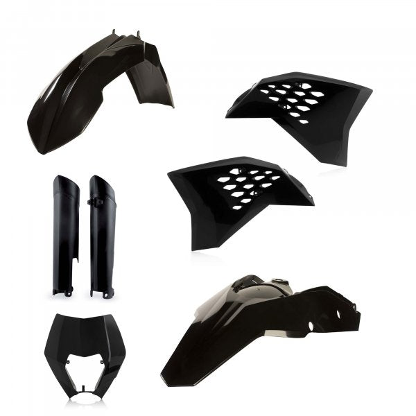 ACERBIS PLASTIC KIT KTM EXC EXCF 08-11 BLACK