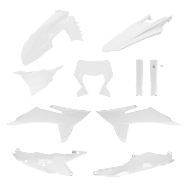 ACERBIS PLASTIC KIT KTM EXC EXCF 26-27 WHITE