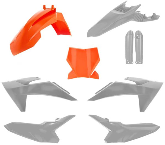ACERBIS PLASTIC KIT KTM SX65 24-27 ORANGE GREY
