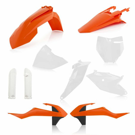 ACERBIS PLASTIC KIT KTM SX 65 16-18 WHITE