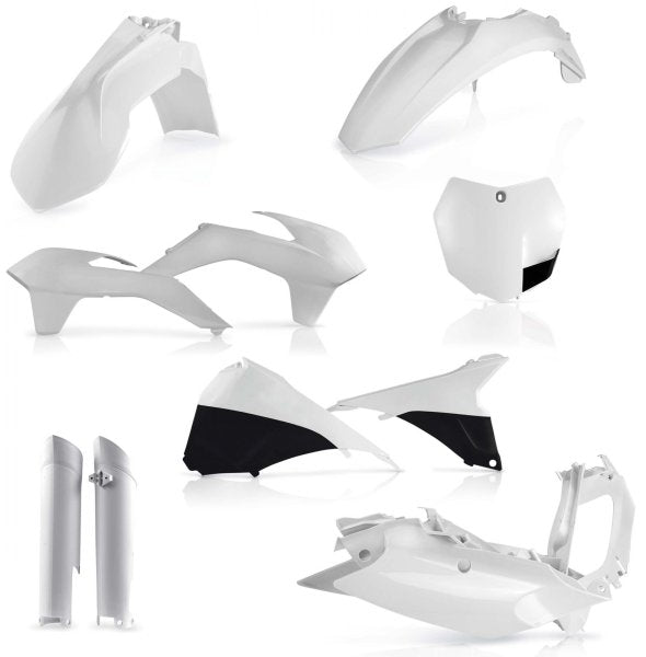 ACERBIS PLASTIC KIT KTM SX SXF 13-14 WHITE