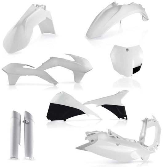 ACERBIS PLASTIC KIT KTM SX SXF 13-14 WHITE