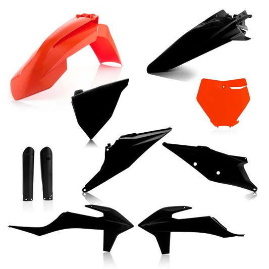 ACERBIS PLASTIC KIT KTM SX SXF 19-22 ORANGE BLACK