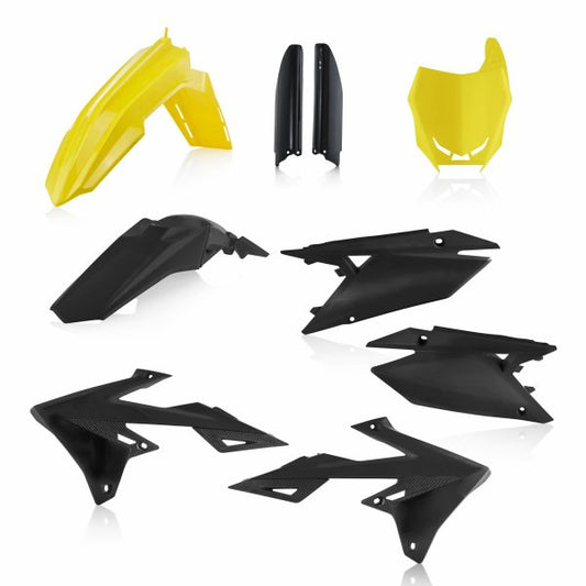 ACERBIS PLASTIC KIT RMZ 250 19-27 450 18-27 YELLOW BLACK