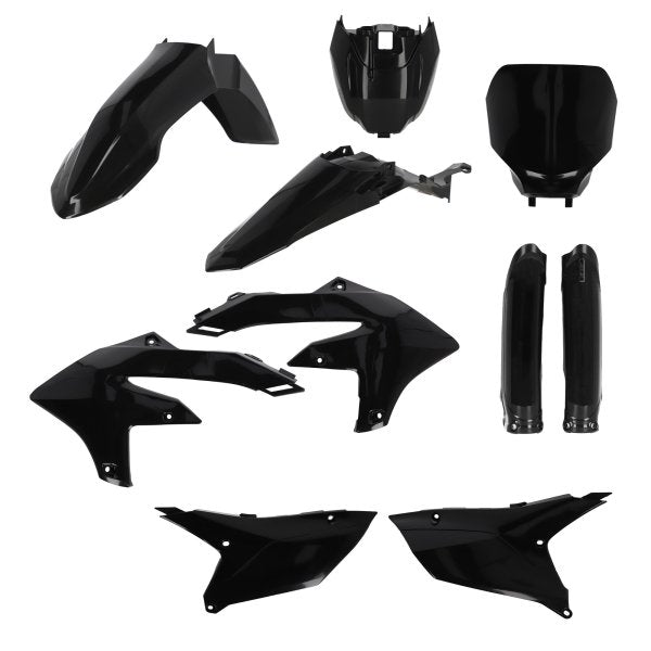 ACERBIS PLASTIC KIT YZF 250 24-26 450 23-25 BLACK